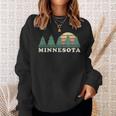 Minnesota Mn Vintage Graphic Retro 70S Sweatshirt Gifts for Her