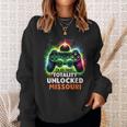 Missouri Total Solar Eclipse 2024 Video Game Gamer Sweatshirt Gifts for Her