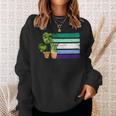 Mlm Pride Plants Lgbt Gay Male Flag Gardener Gardening Sweatshirt Gifts for Her