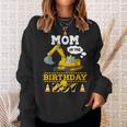 Mom Of The Birthday Boy Construction 1St Birthday Party Sweatshirt Gifts for Her