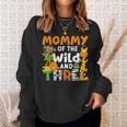 Mommy Of The Wild And Three Zoo Birthday Party Safari Theme Sweatshirt Gifts for Her