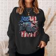 Monster Truck 4Th Of July Boys American Flag Usa Sweatshirt Gifts for Her