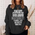 Montgomery Surname Last Name Family Reunion Matching Sweatshirt Gifts for Her