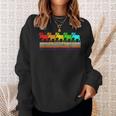 Moose Retro Vintage Style Sweatshirt Gifts for Her