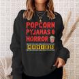 Movie Birthday Night Party Pajama Slumber Popcorn Cinema Sweatshirt Gifts for Her