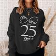 Mr & Mrs For 25 Years 25Th Wedding Anniversary Matching Sweatshirt Gifts for Her
