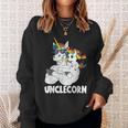 Muscle Unicorn Uncle Unclecorn Uncle With Niece Sweatshirt Gifts for Her