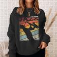 Music Retro Blues Man Plays Saxophone Jazz Sweatshirt Gifts for Her