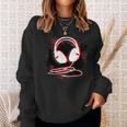 Music Sound Headphones For Dj Musician Sweatshirt Gifts for Her