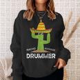 Nacho Average Drummer Cinco De Mayo Mexican Drums Music Sweatshirt Gifts for Her