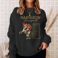 Napoleon Bonaparte World Tour Military History Lover Sweatshirt Gifts for Her