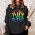 Narcotics Clean Sober Na Aa Recovery Proud Sobriety Lgbt Gay Sweatshirt Gifts for Her