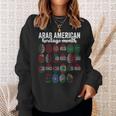 National Arab Heritage American Month Arabic Flags April Sweatshirt Gifts for Her