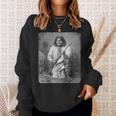 Native American Geronimo IndianVintage PrintT Sweatshirt Gifts for Her