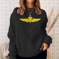 Naval Parachutist Jump Wings Airborne Navy Badge Sweatshirt Gifts for Her