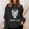 Navy Seals Original Bravo Team Proud Navy Seal Team Sweatshirt Gifts for Her