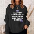 All You Need Is Hot Cocoa And Fuzzy Socks Cute Sweatshirt Gifts for Her