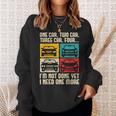 I Need One More Car Lover Jdm Car Guy Car Enthusiast Sweatshirt Gifts for Her