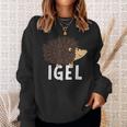 Nettes Igel Geschenk Für Jungen Oder Mädchen Sweatshirt Geschenke für Sie