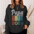 Neuer Papa Frischgebackener Papa Papa 2024 Sweatshirt Geschenke für Sie