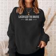 New Driver 2024 N Boys Male Driver License N Driver Sweatshirt Gifts for Her