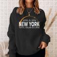 New York Eclipse Of Sun 040824 Eclipse Totality 2024 Sweatshirt Gifts for Her