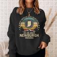 Newburgh Indiana Total Solar Eclipse 2024 Sweatshirt Gifts for Her