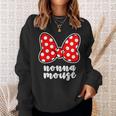 Nonna Mouse Family Vacation Bow Sweatshirt Gifts for Her