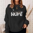 Nope Lazy Dachshund Dog Lover Sweatshirt Gifts for Her