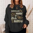 Normalize Minds Of All Kinds Neurodiversity Autism Awareness Sweatshirt Gifts for Her