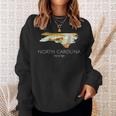 North Carolina Proud State Motto First In Flight Sweatshirt Gifts for Her