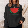 This Is Not A Watermelon Palestinian Territory Flag French Sweatshirt Gifts for Her