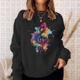 NotenschlüsselMusiker & Musik Geschenkidee Gitarre Sweatshirt Geschenke für Sie