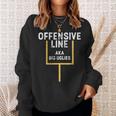 Offensive Lineman Ol Big Nasty Football Sweatshirt Gifts for Her