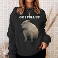 Ok Ich Ziehhe Capybara Hoch Sweatshirt Geschenke für Sie