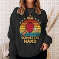 Old Butterhand Table Tennis Games Sweatshirt Geschenke für Sie