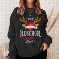 Oldschool Christmas Deer Pjs Xmas Family Matching Sweatshirt Gifts for Her