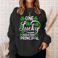 One Lucky Assistant Principal St Patrick's Day Sweatshirt Gifts for Her