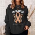 Orange Ribbon Resist The Storm Kidney Cancer Awareness Sweatshirt Gifts for Her