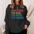 Padrino Hombre Mito Leyenda Ahijado Padrino Camisa de entrenamiento Regalos para ella