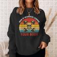 Pain Is Weakness Leaving Your Body Workout Gym Fitness Sweatshirt Gifts for Her