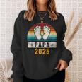 Papa 2025 Schwangerschafterkünden Werdender Papa Sweatshirt Geschenke für Sie