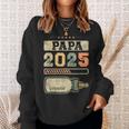 Papa 2025 Schwangerschafterkünden Werdenderater Sweatshirt Geschenke für Sie