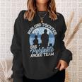 Papa & Tochter Das Perfekte Angel Team Fishing Fishing Fishing S Sweatshirt Geschenke für Sie