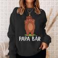 Papa Bär 2 Kinderateratertag Geschenk Herren Männer Sweatshirt Geschenke für Sie