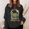 Papa Bear 2 Bären-Welpen Papa 2 Kinderatertag Bär Kapuzenjacke Sweatshirt Geschenke für Sie