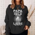 Papa Erster Held Des Shnes Ersten Liebe Der Tochter Sweatshirt Geschenke für Sie