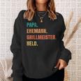 Papa Grillmeister Husband Hero Sweatshirt Geschenke für Sie