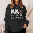 Papa Grillt Am Beste Griller Am Ort Sweatshirt Geschenke für Sie