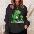 Papa Papasaurusatertagatertagsgeschenk Dino Papa Sweatshirt Geschenke für Sie